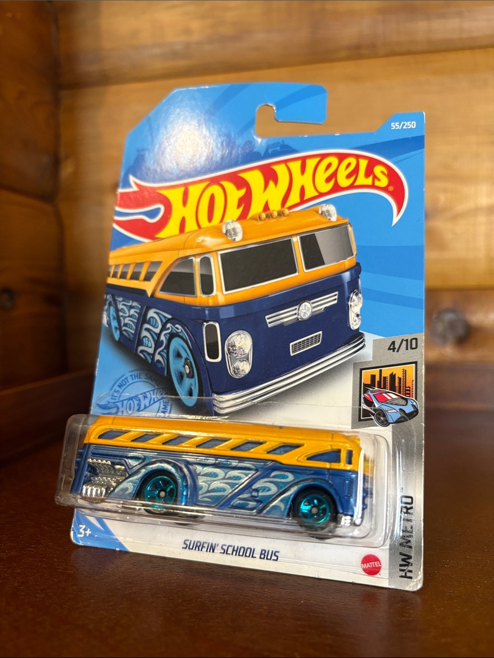 2021 Hot Wheels Surfin' School Bus, HW Metro (No. 55/250, Model GRX82)